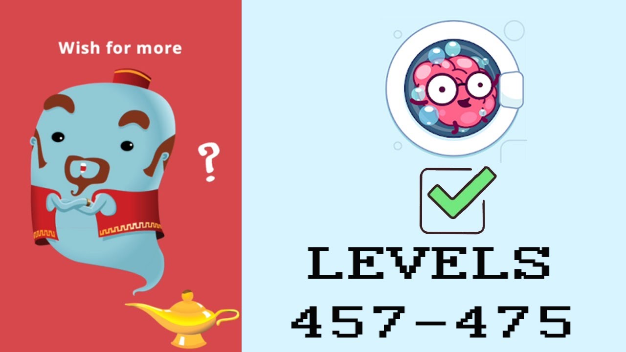 Brain Wash Game All Levels 457 - 475 Next Levels