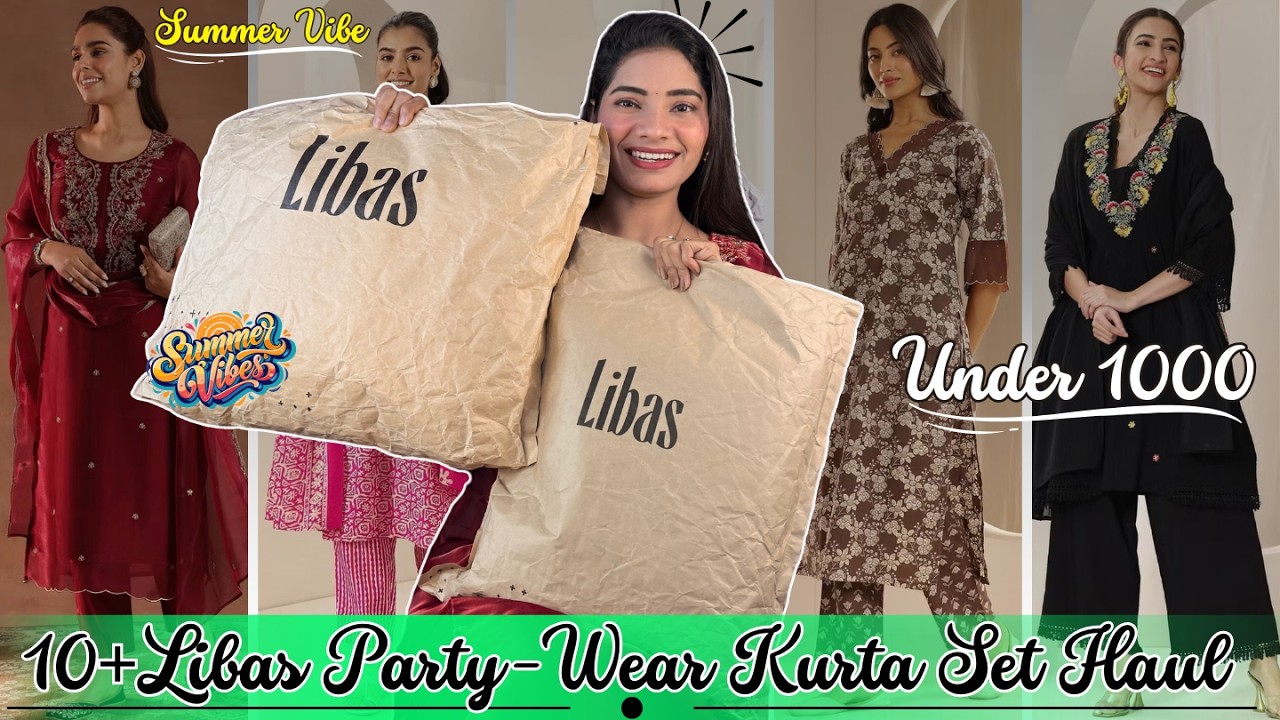 Top 10+ Libas Party Wear Kurta Set Haul ✨ Summer Special 🌼 Starting ₹499