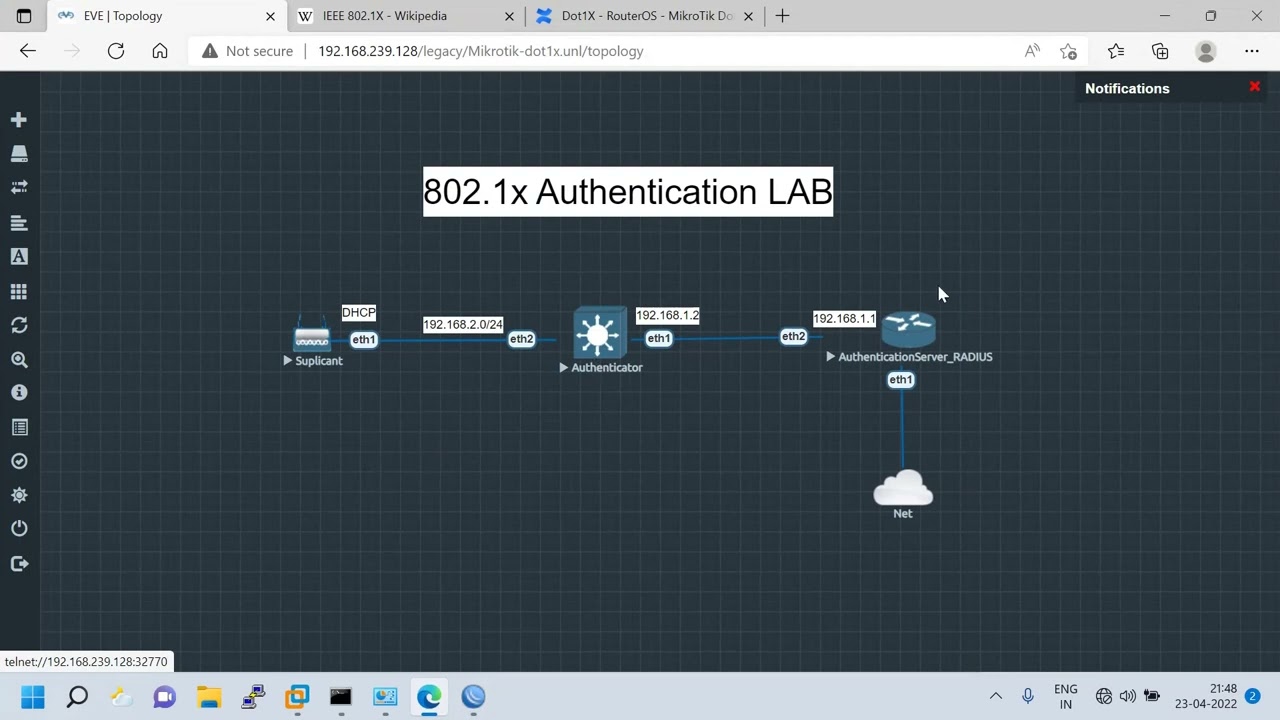 MikroTik dot1x-802.1x Authentication configuration -Tamil
