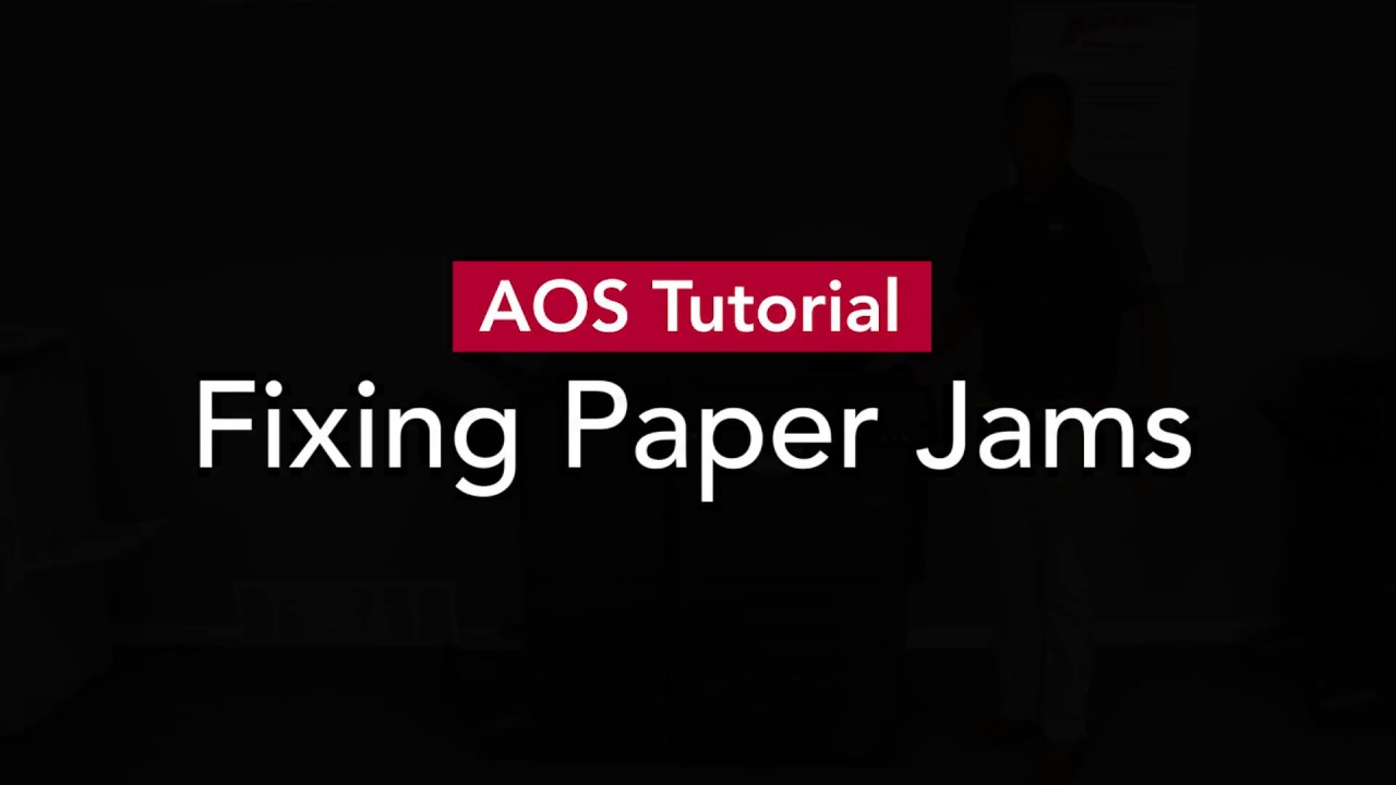 Kyocera TASKalfa - Fixing Paper Jams | Color: 3252ci - 8052ci & BW: 4002i - 9002i