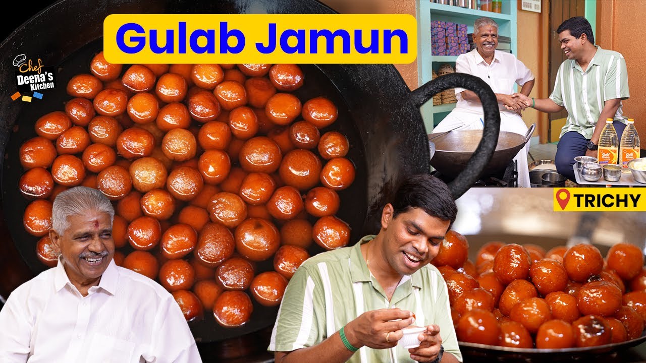 பண்டிகைல எது இருக்கோ இல்லையோ இது கண்டிப்பா இருக்கும் 🤤 Gulab Jamun |CDK 1727 |Chef Deena's Kitchen