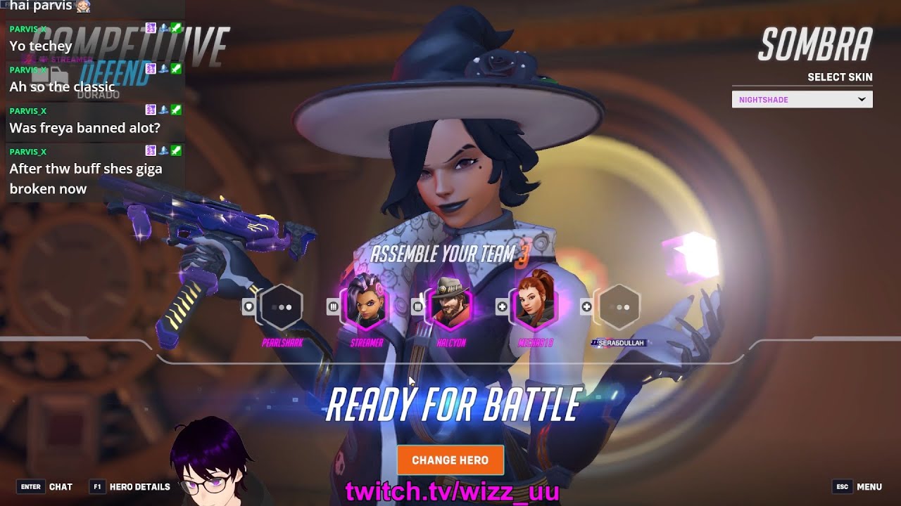 SombraWizard SOMBRA OVERWATCH 2 СЕЗОН 16 ТОП-500 ГЕЙМПЛЕЙ