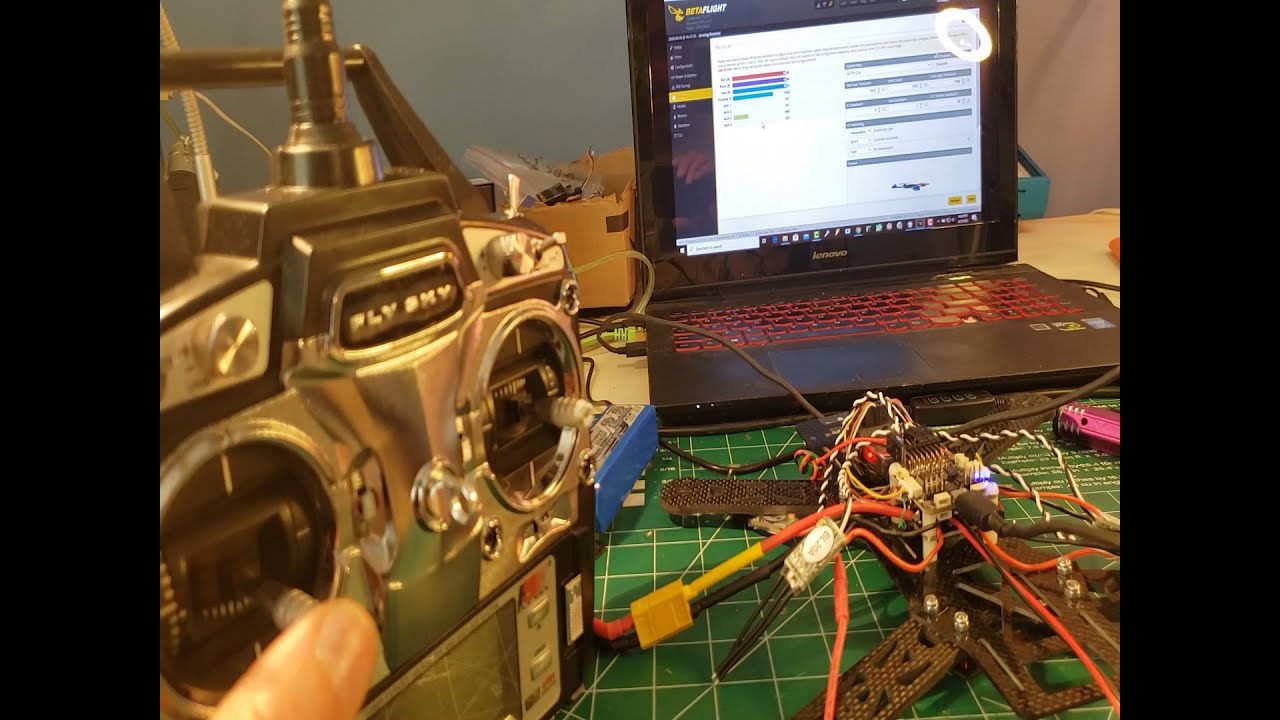 Binding Transmitter to Receiver & Setting Up Channels Using PWM for FPV Drone