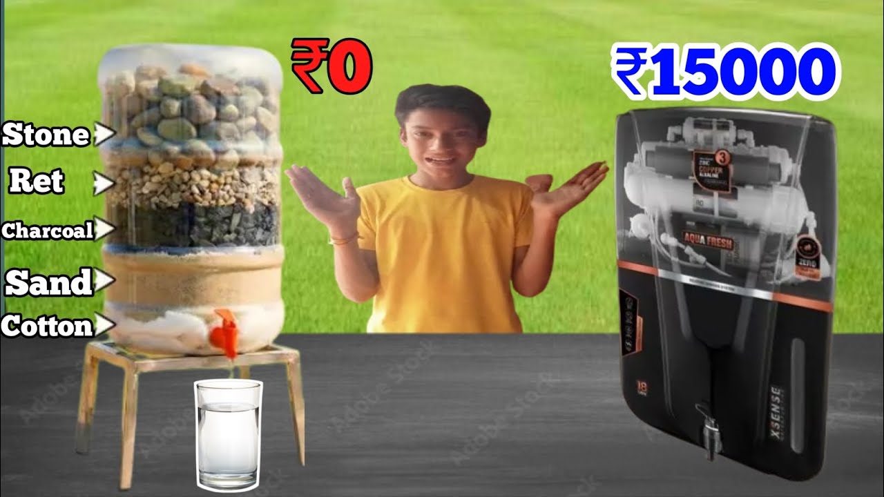 O DESI WATER FILTER VS 15000 RO FILTER TEST#MRINDIANHACKER#CRAZYXYZ#A1ADVENTURE