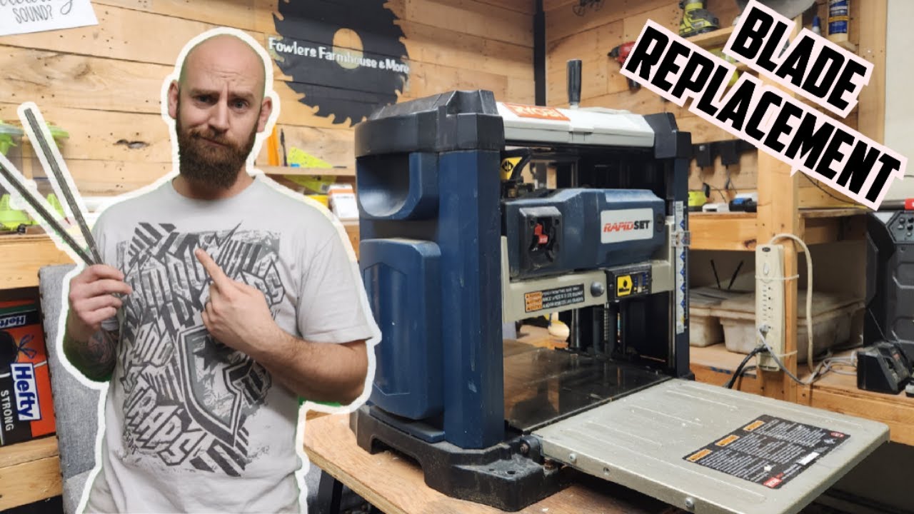 Planer blade replacement: Quick and Easy