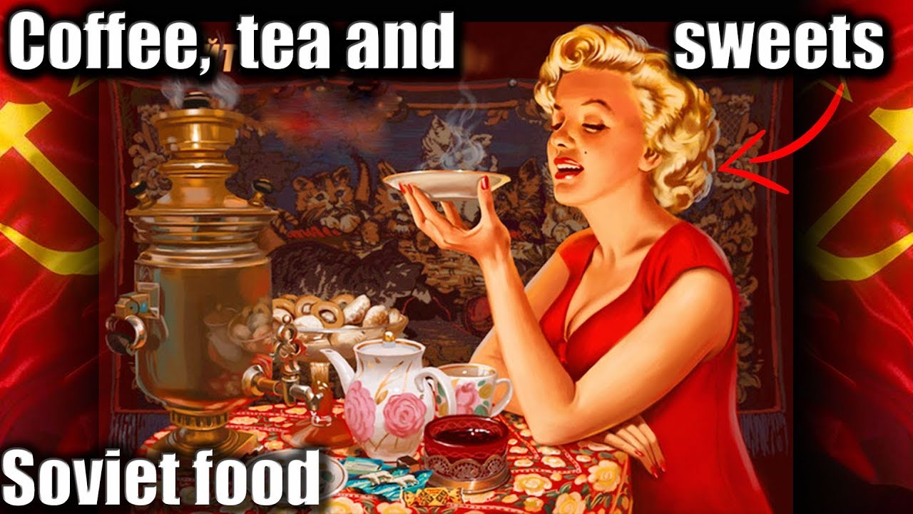 Soviet Food. Enjoying Black Tea, Instant Coffee and Sweet Snacks #ussr, #sovietfood