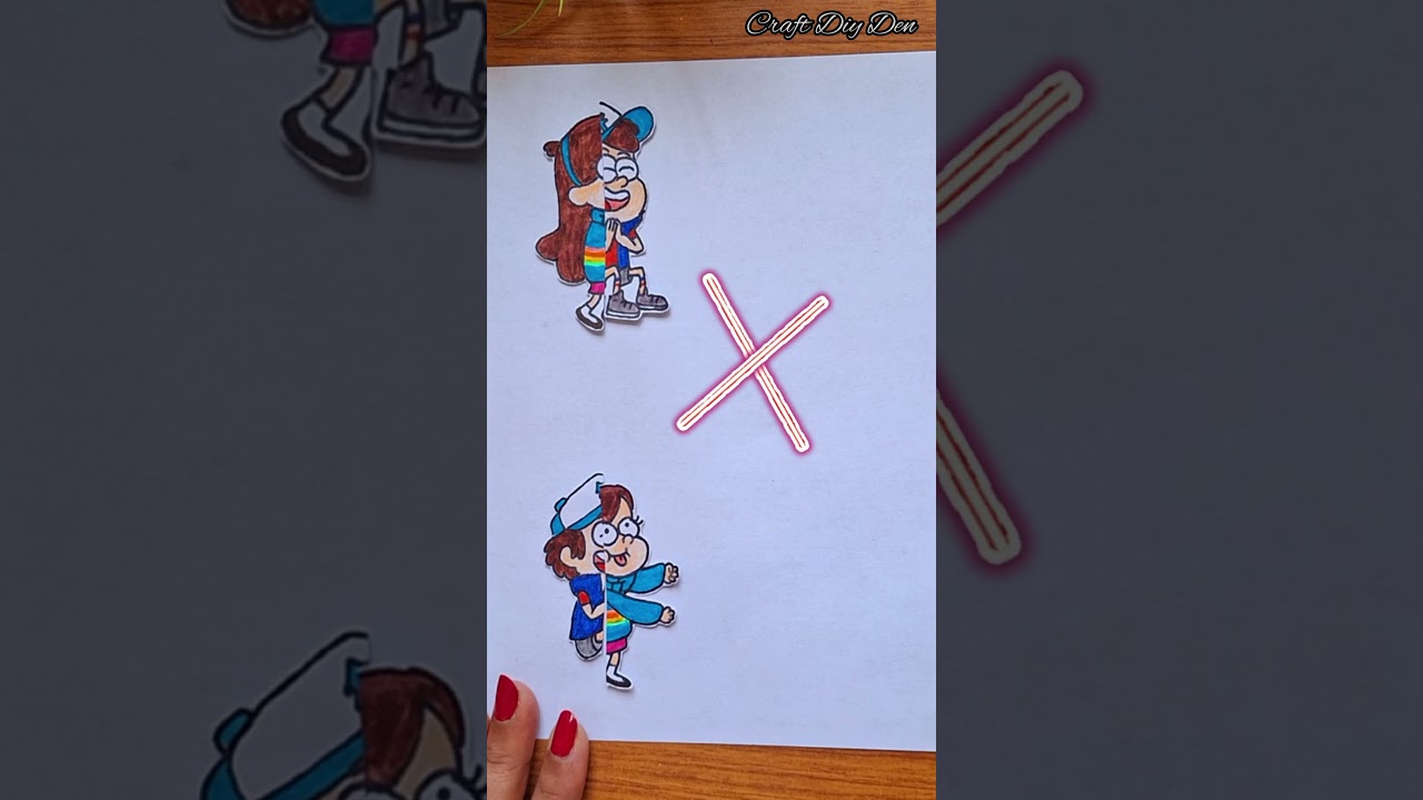 Gravityfalls Puzzle 💕 #dipperpines #mabelpines #pacifica #trendingshorts #shorts #art #viral