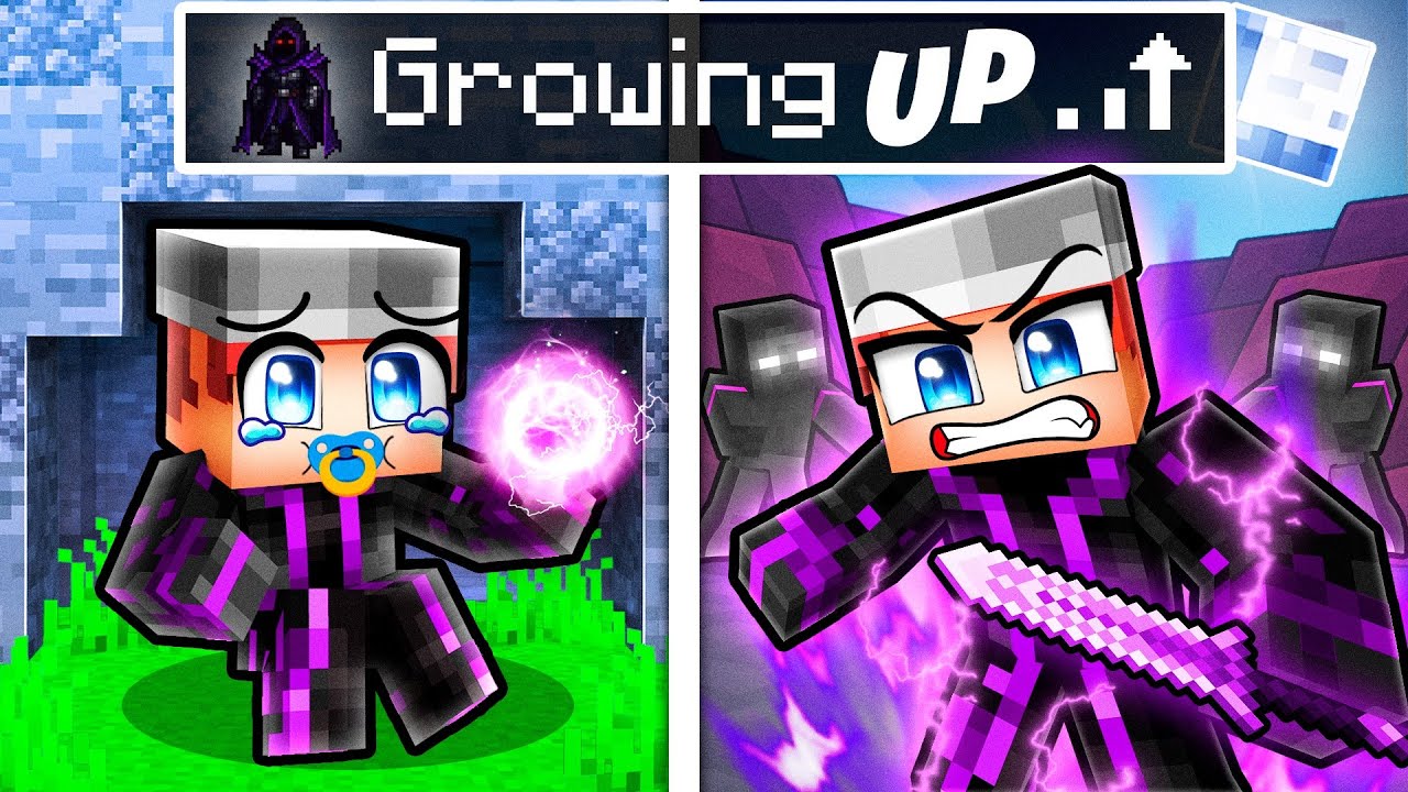 Growing Up as SHADOW LORD in Minecraft!