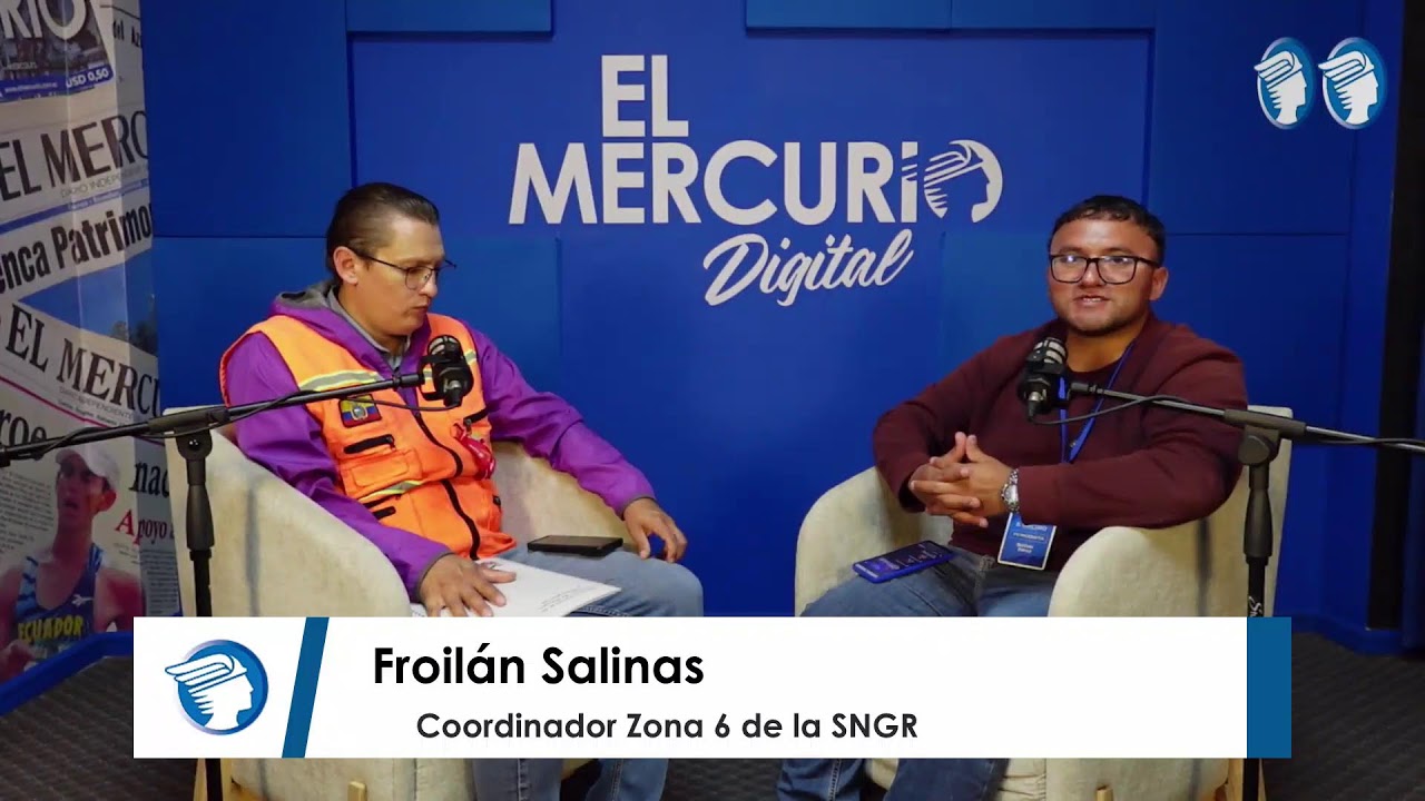 Entrevista con Froilán Salinas, director de Zona 6 de la Secretaría Nacional de Gestión de Riesgos.