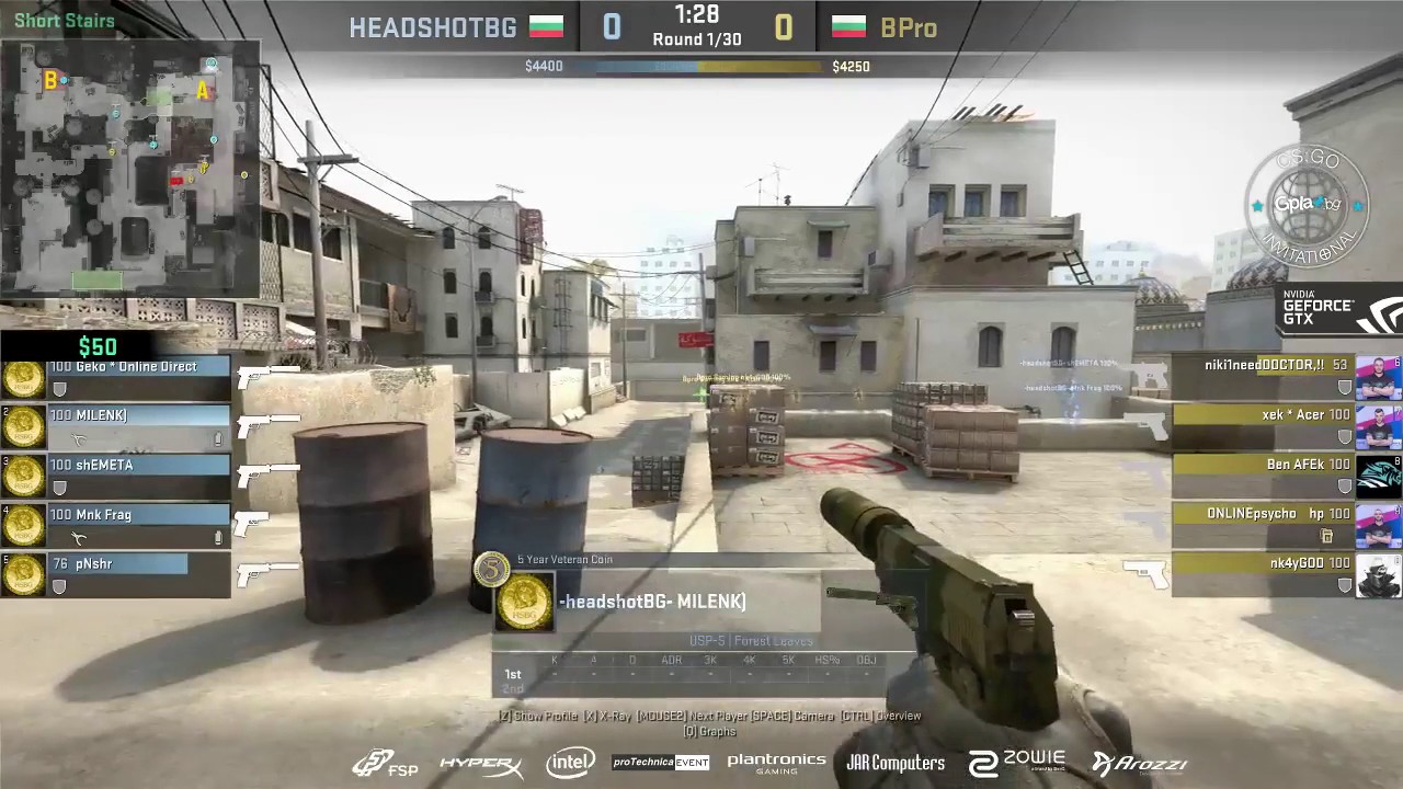 CSGO HEADSHOTBG vs  BPro Gaming   de dust2   MAP 2