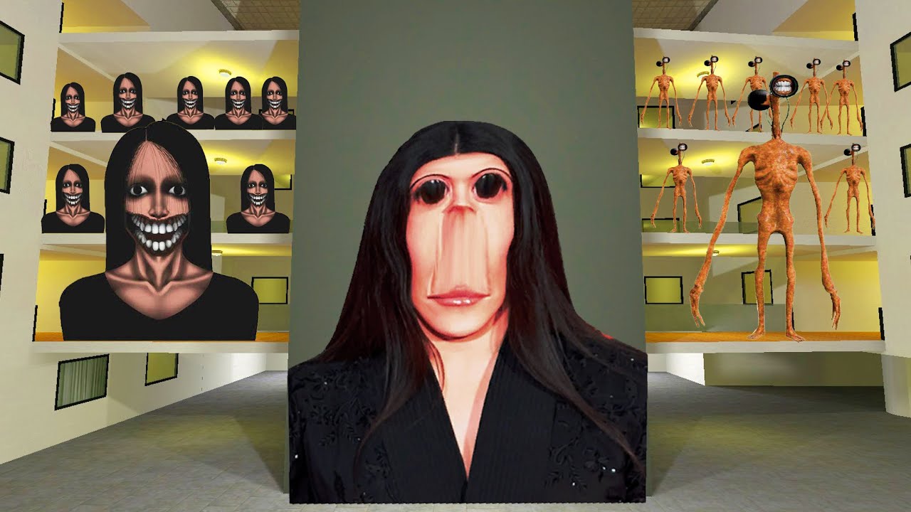 When is Rosalia Bizcochito, Kuchisake Onna And Siren Head in the Hole NEXTBOT GMOD #gmod #nextbots