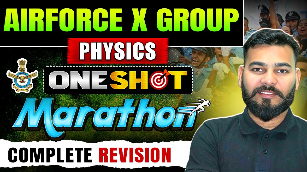 Agniveer Airforce X Group 2/2026 | Physics in One Shot | Complete Syallabus Revision