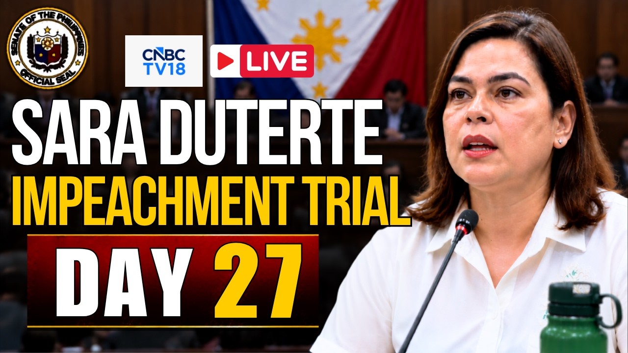 🔴Philippines Senate LIVE: Impeachment Trial of VP Sara Duterte - DAY 26 (Sept 16th 2026) | N18G