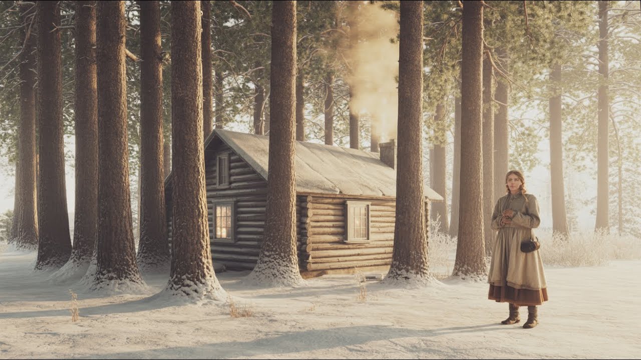 Neighbors Laughed When the Widow Built In a Tree Grove — Until Her Cabin Hit 88°F While Theirs Froze