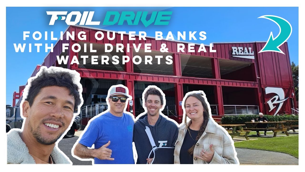 Foiling Outer Banks with Foil Drive & REAL Watersports | USA Part 3