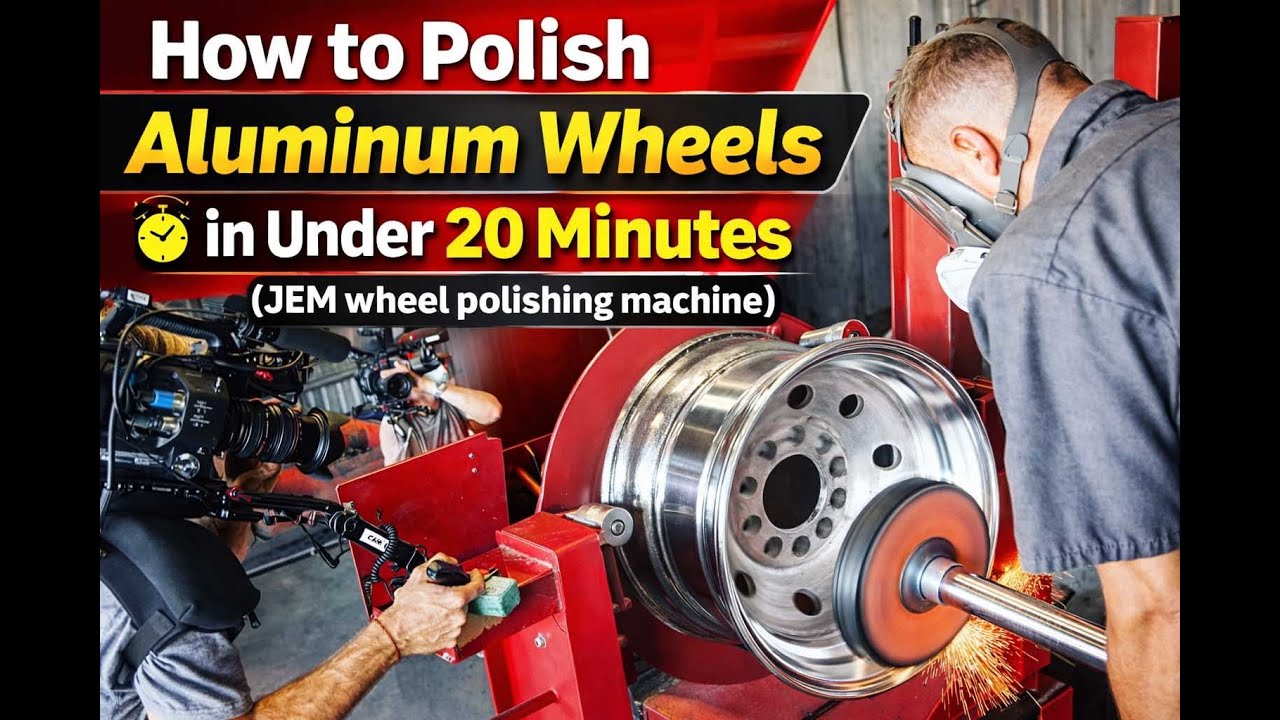 How to Polish Aluminum Wheels in Under 20 Minutes (JEM wheel polishing machine)