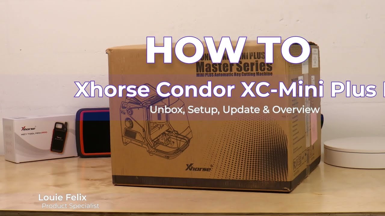 How to Xhorse XC Condor II  Unbox Setup Calibrate Menu Overview & More Automatic Key Cutting Machine