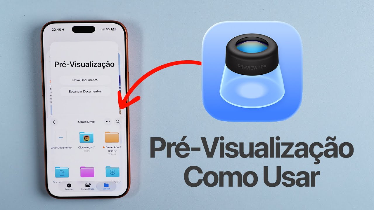 Como Usar o App Pré-Visualização no iPhone!
