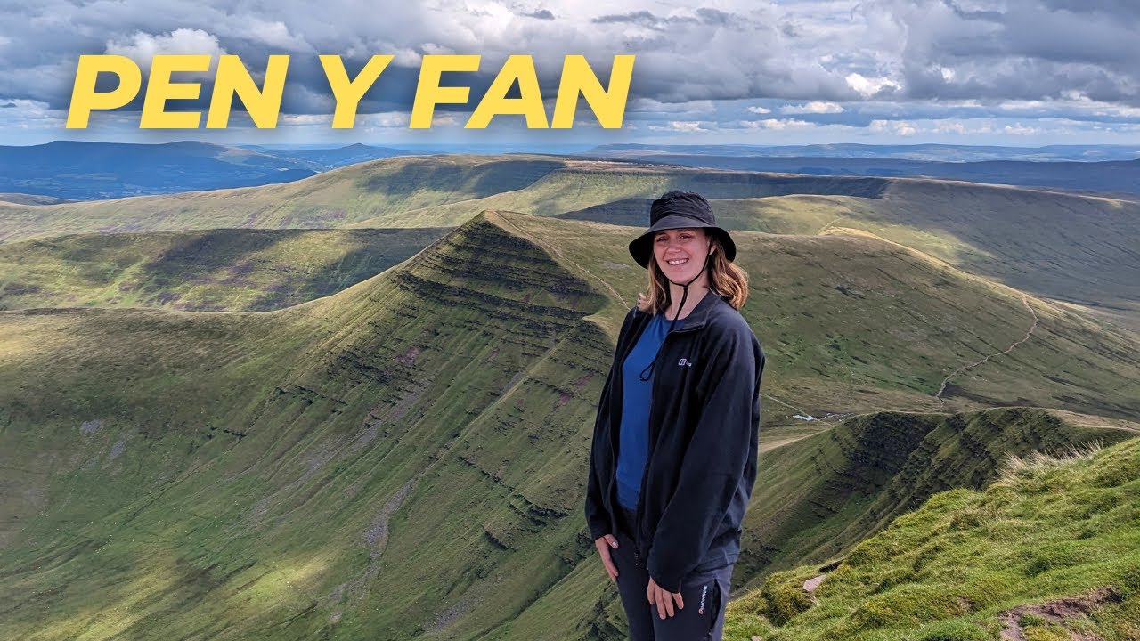 The easiest route to hike up Pen Y Fan (South Wales' tallest mountain)