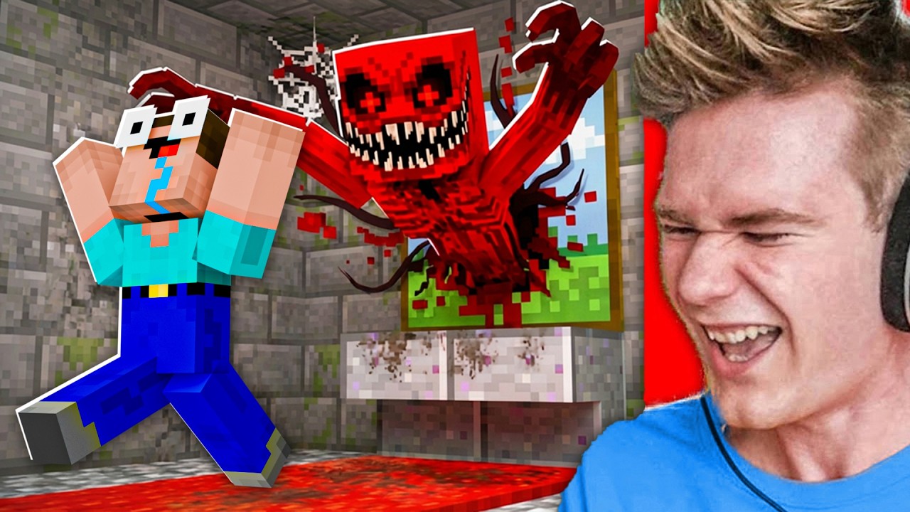 NAWIEDZONY OBRAZ PRANK na WIDZU | Minecraft Extreme