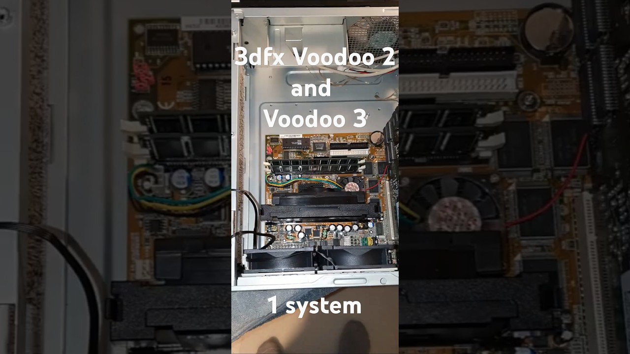 Making 3dfx Voodoo2 and Voodoo3 Work together &ndash; PC Driver Build Guide tutorial Win98 #retro #gaming
