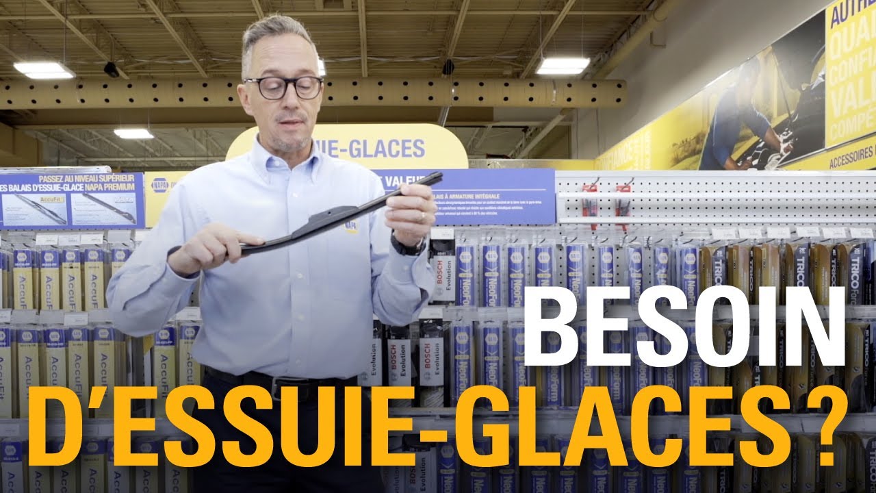Magasiner, on connaît ça : les essuie-glaces