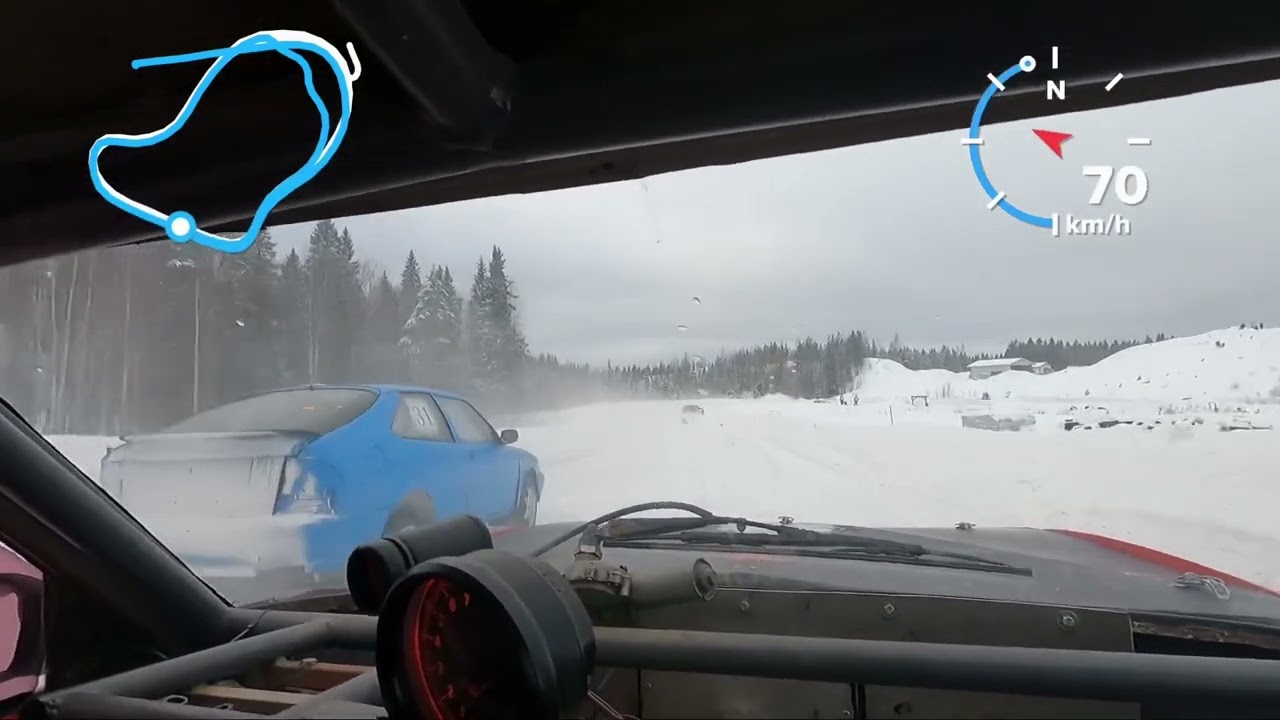 Rokkiralli Pieksämäki 25.2.2023 Super a-finaali Juuso Nissinen