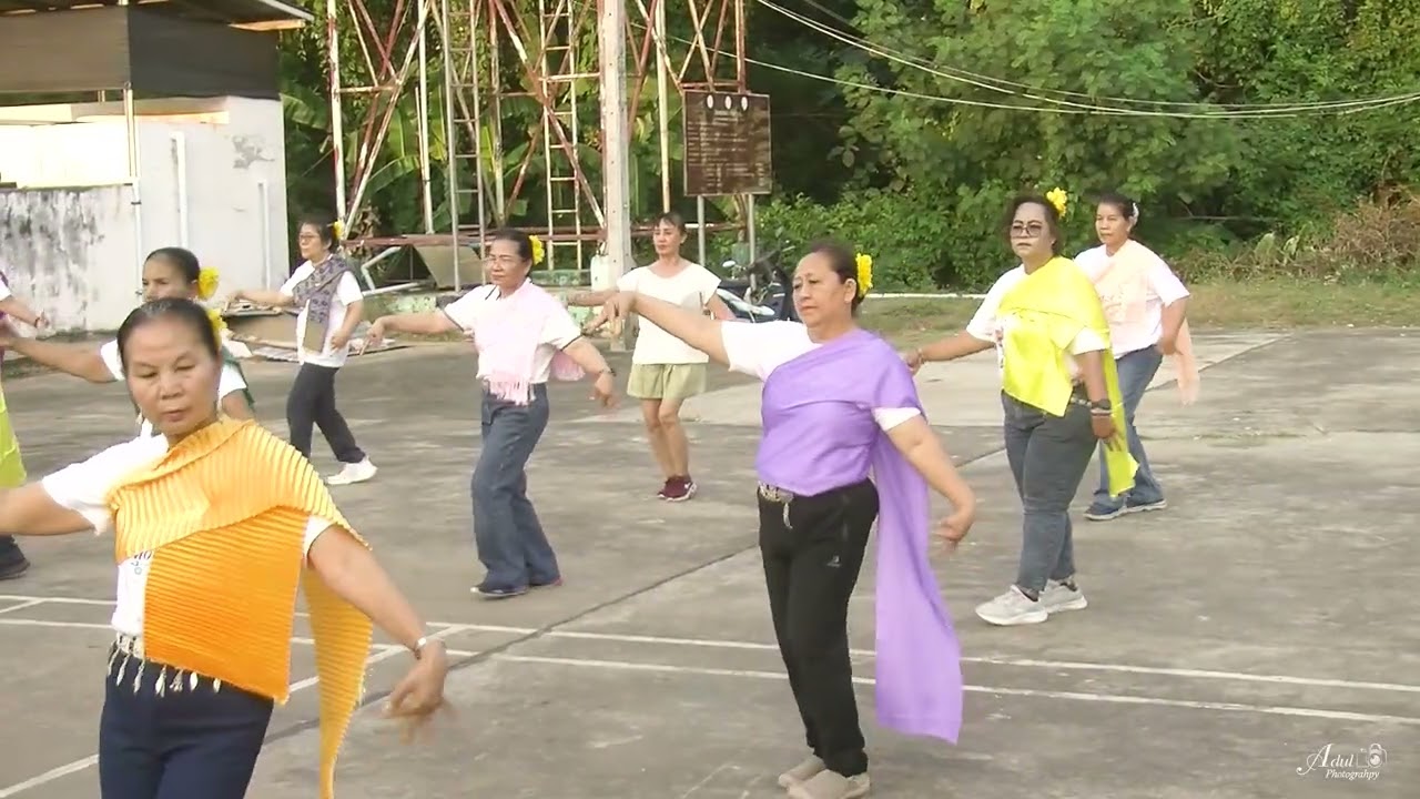 กลุ่มรักษ์สุขภาพทุ่งยั้ง ซ้อมรำเพลงสะไภ้เงินแสน