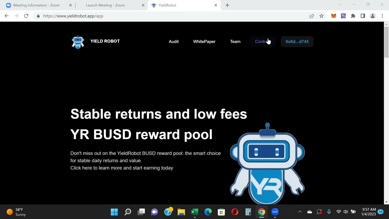 Yield Robot - Contract Doubled In The Last Week!