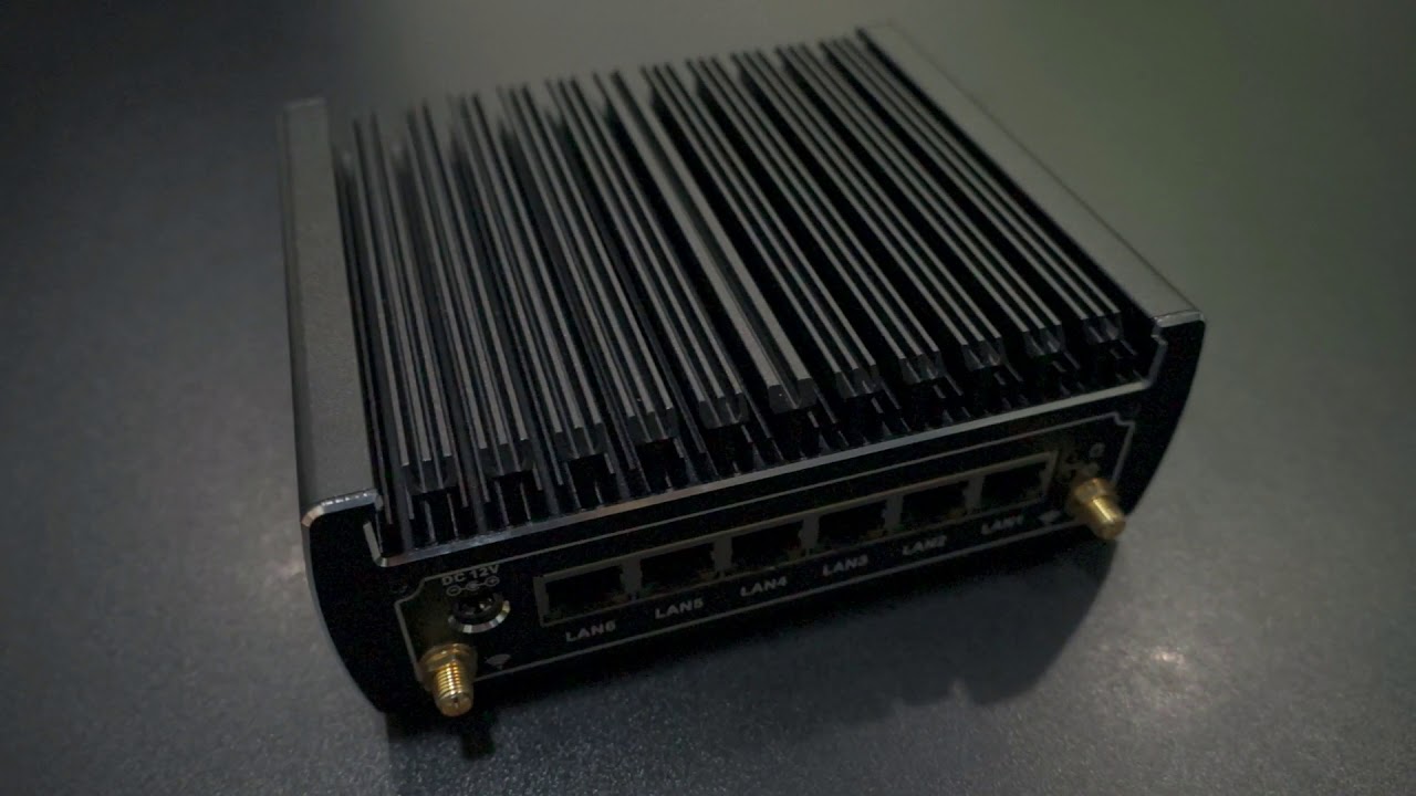 Домашний роутер-NAS-WiFi точка доступа на МиниПК с 6 LAN