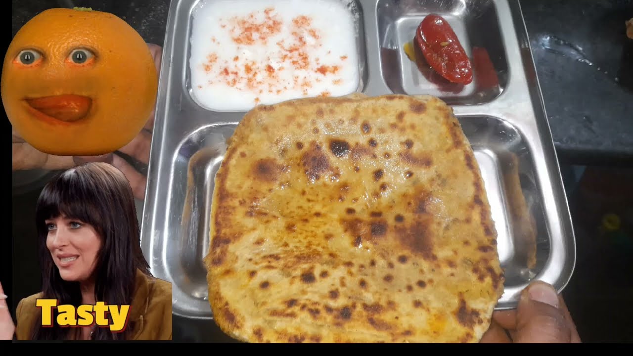 Mera favourite spicy Achari paratha#yummy