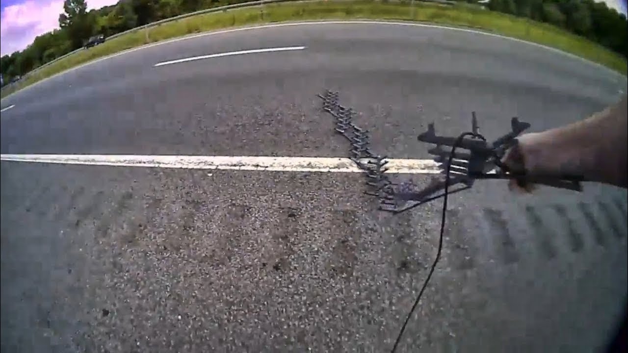 Police Use Spike Strip During Chase! Best Moments
