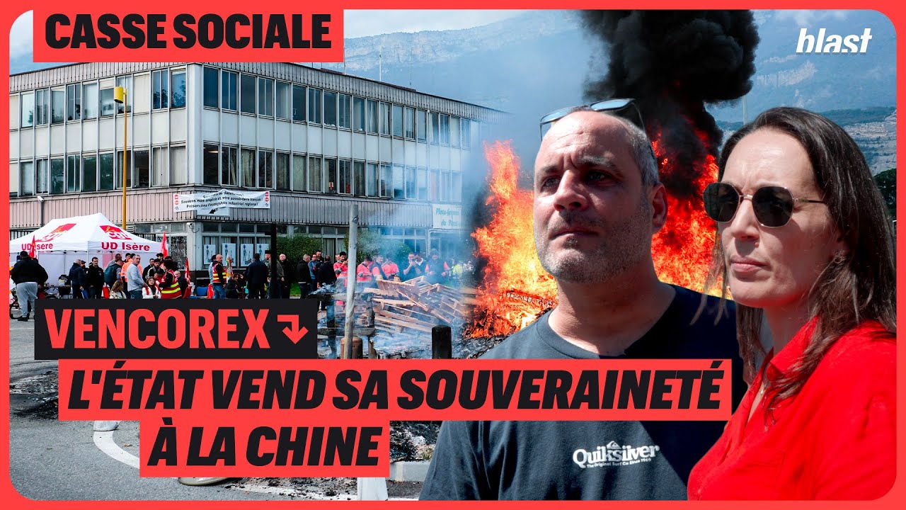 VENCOREX : L'ÉTAT VEND SA SOUVERAINETÉ À LA CHINE, ET ABANDONNE 400 SALARIÉS