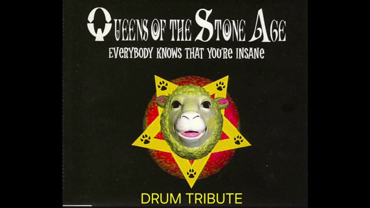 Queens Of The Stone Age - Everybody Knows That You Are Insane DRUM TRIBUTE COVER