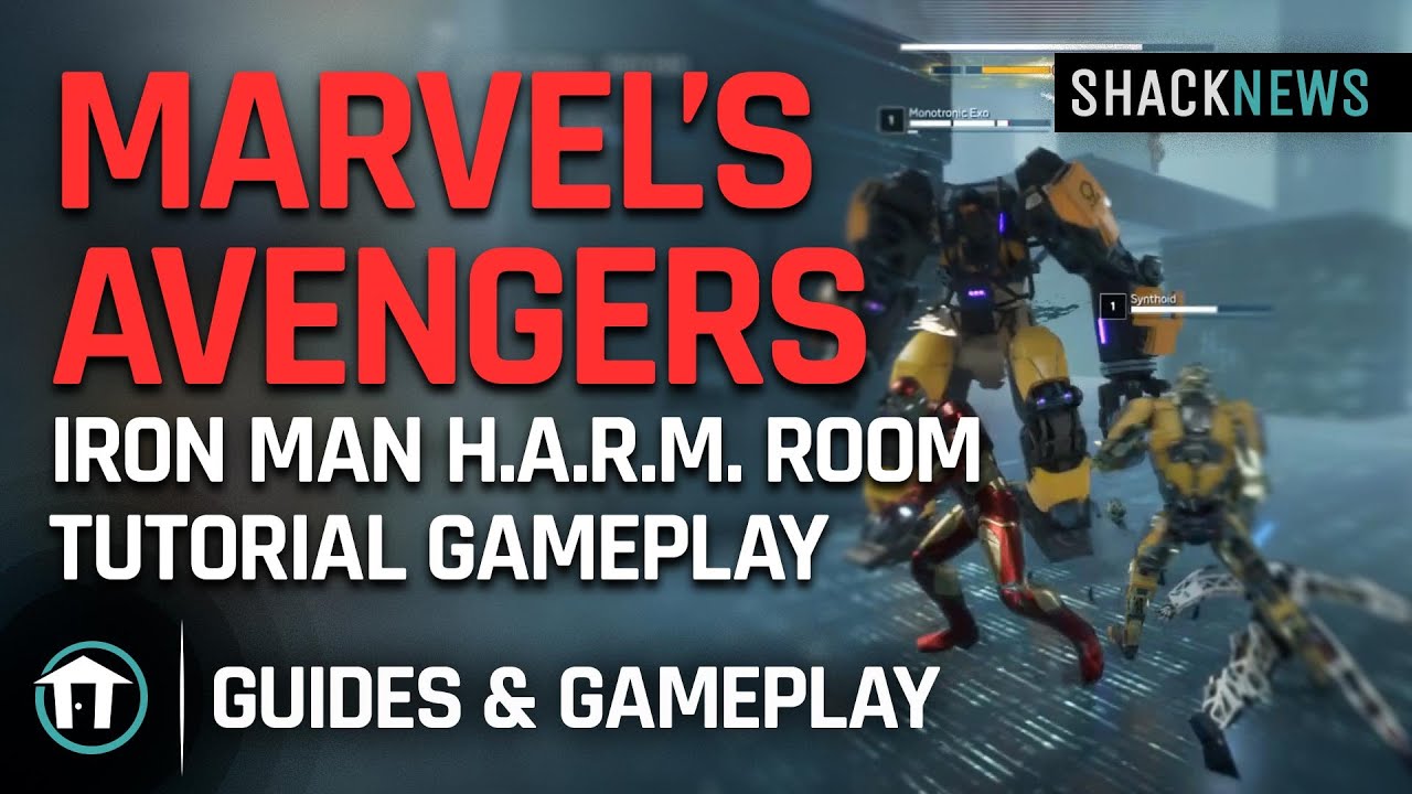 Marvel's Avengers - Iron Man HARM Room Tutorial Gameplay