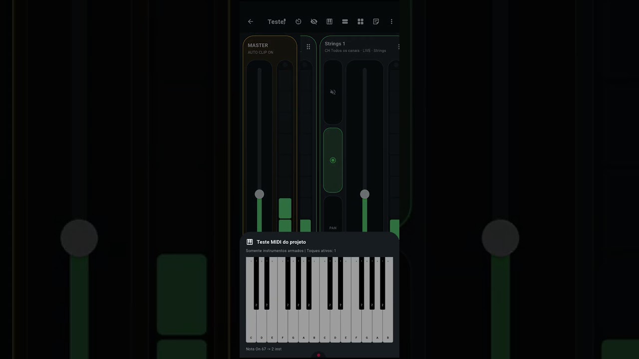 MIDILIVE | v1.25.0 | Como Importar e Exportar um Projeto