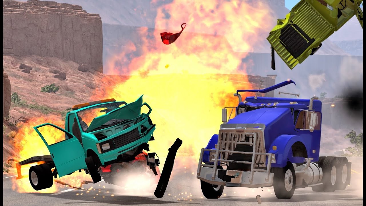 BeamNG Drive EXTREME CRASHES #36