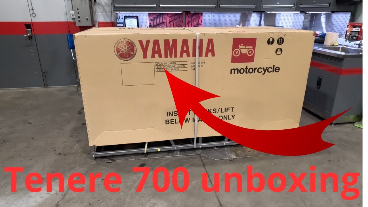 Yamaha Tenere 700 unboxing
