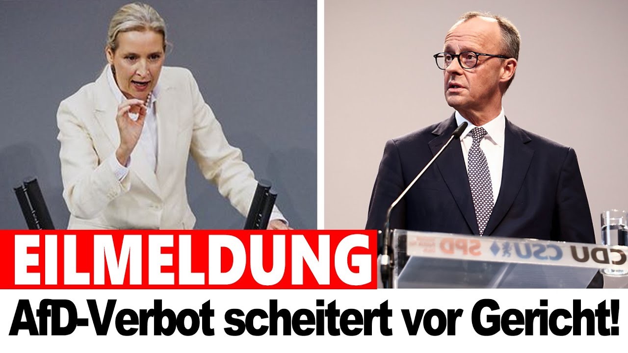 EILALARM: AfD-Verbot scheitert vor Gericht – SYSTEMVERSAGEN schockiert EU & USA!