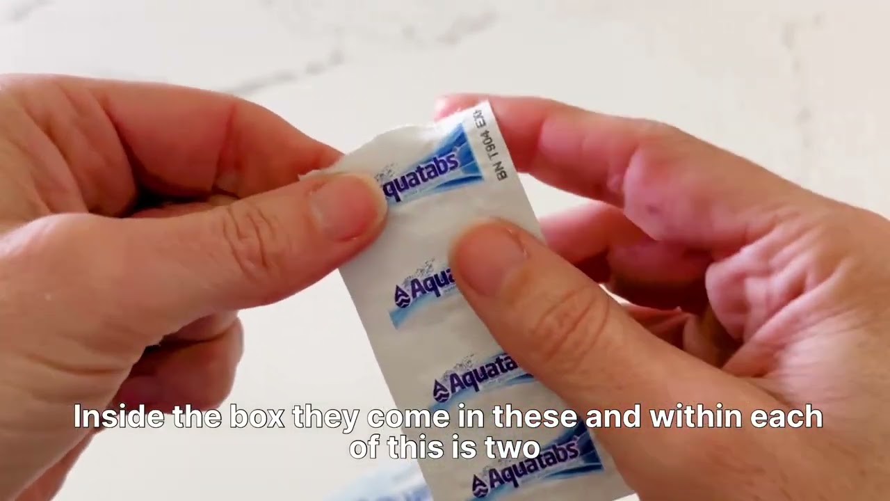 Aquatabs 49mg Water Purification Tablets, Water Filtration System Review
