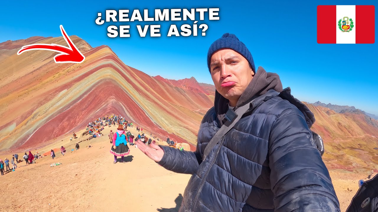 Esta es la REALIDAD de SUBIR la MONTAÑA de COLORES en PERÚ 🇵🇪 ¿Vale la pena?