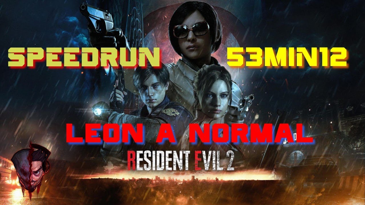 SPEEDRUN RE2 Remake || LEON A NORMAL || 53min12sec