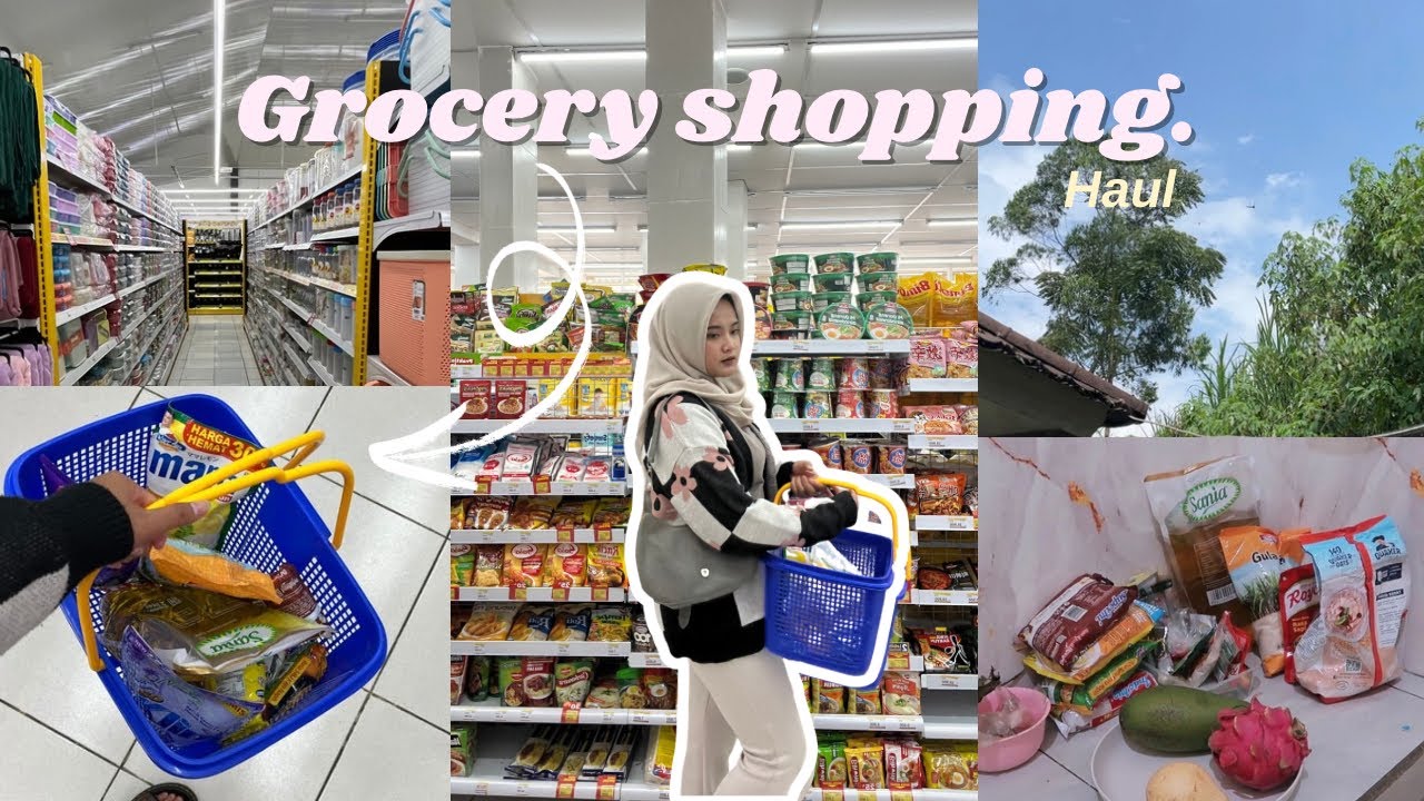 GROCERY SHOPPING + HAUL as a 23 years old living alone 🛒🛍️