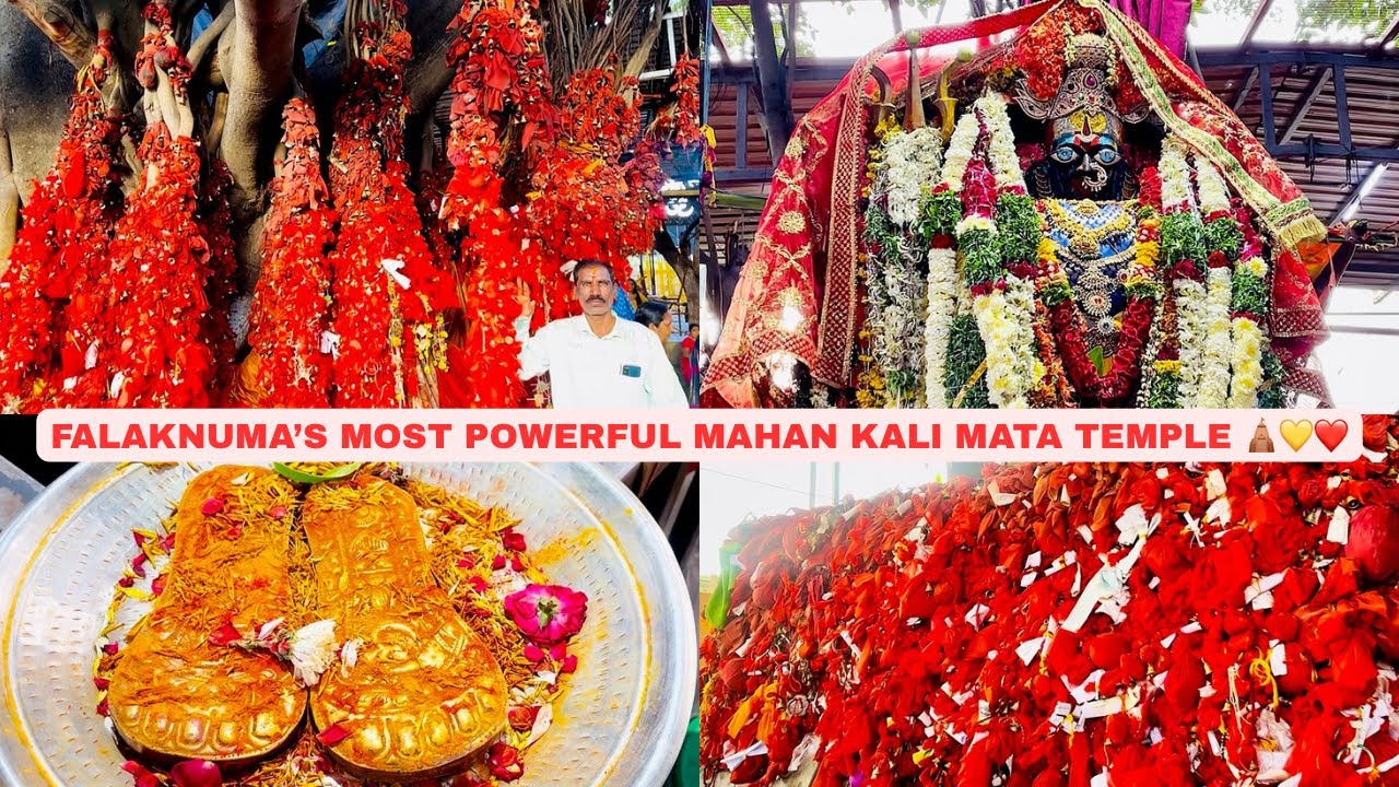 Falaknuma’s Most Powerful Kali Mata❤️💛& Yellamma Ammavari Devalayam!🛕💖 7🤍