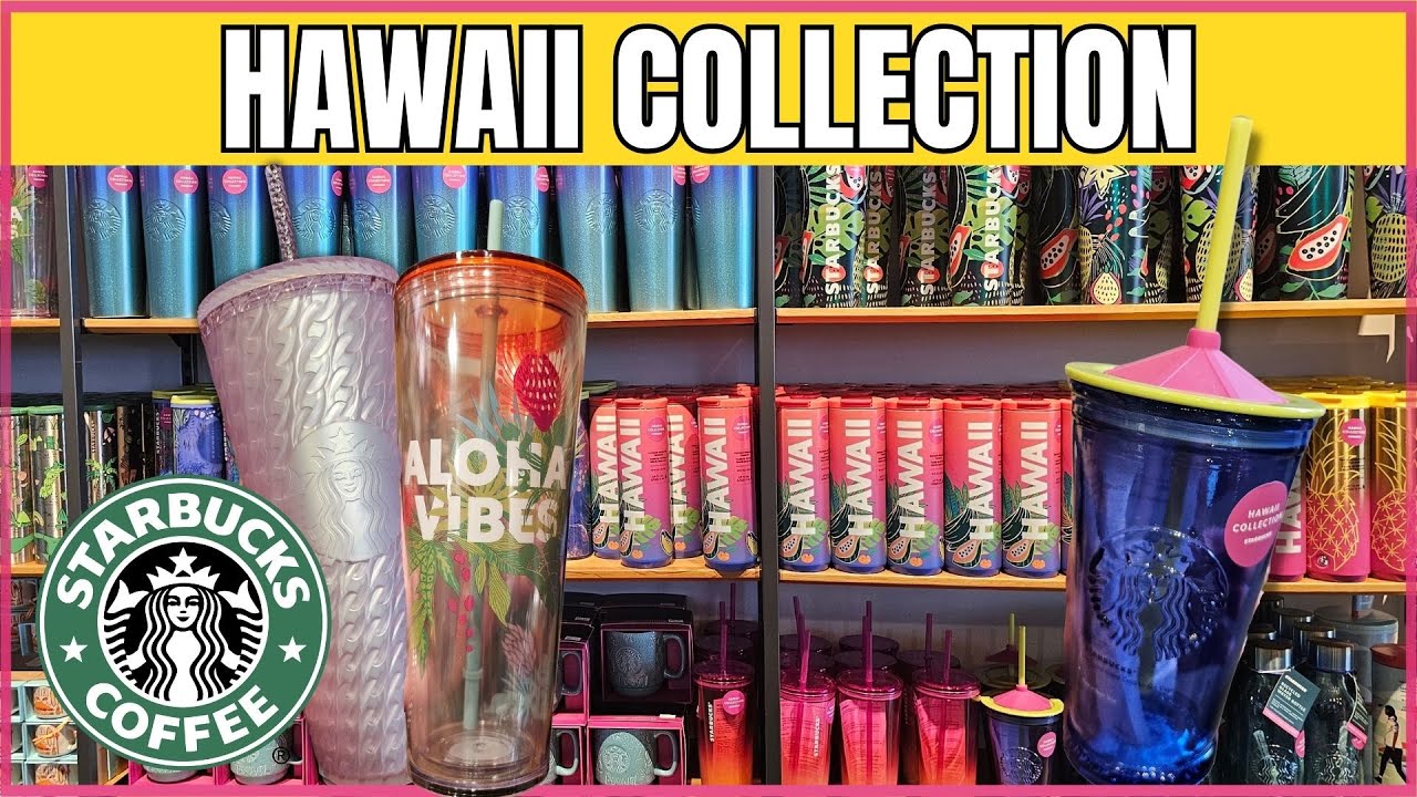 STARBUCKS HAWAII COLLECTION CUPS AND TUMBLERS | Store Walk Thru | Never Seen These Before