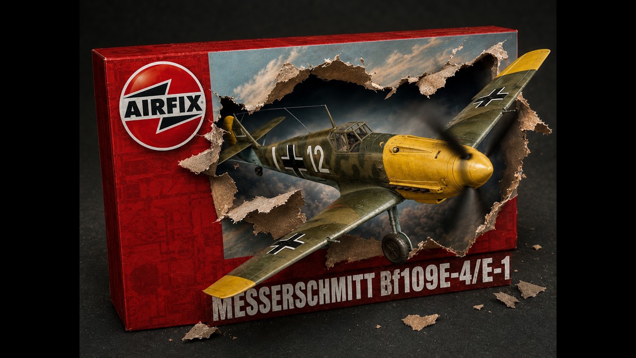 Full Video BF109E 4 E 1 AirFix Scale 1/48