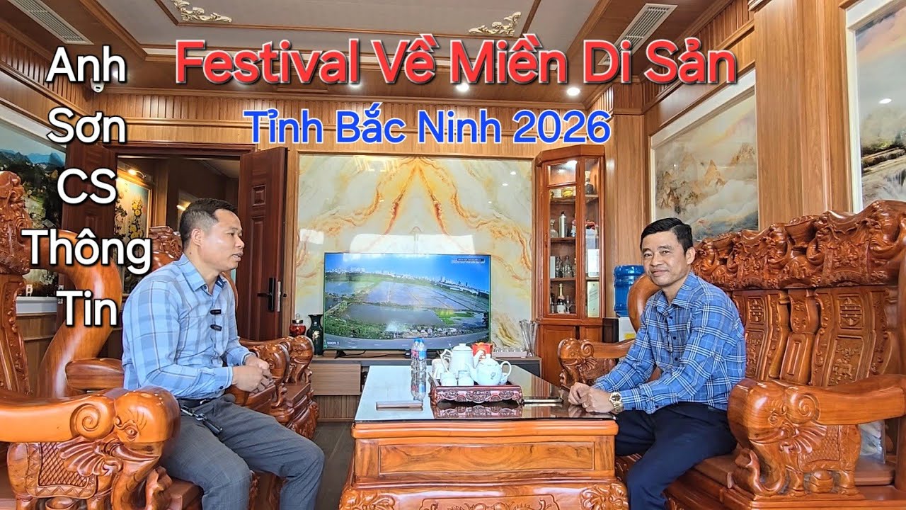 Chủ Tịch Hội SVC tỉnh Bắc Ninh CS về TL BẮC NINH Festival VỀ MIỀN DI SẢN diễn ra từ 16/3 - 30/3/2026