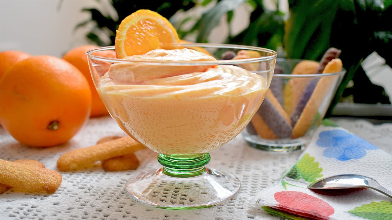 Zdravi voćni desert od naranče - Dessert all'arancia