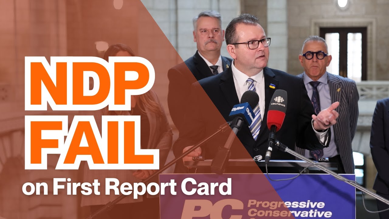 Wab Kinew and Manitoba NDP Get Failing Grade on First 100 Days Report Card