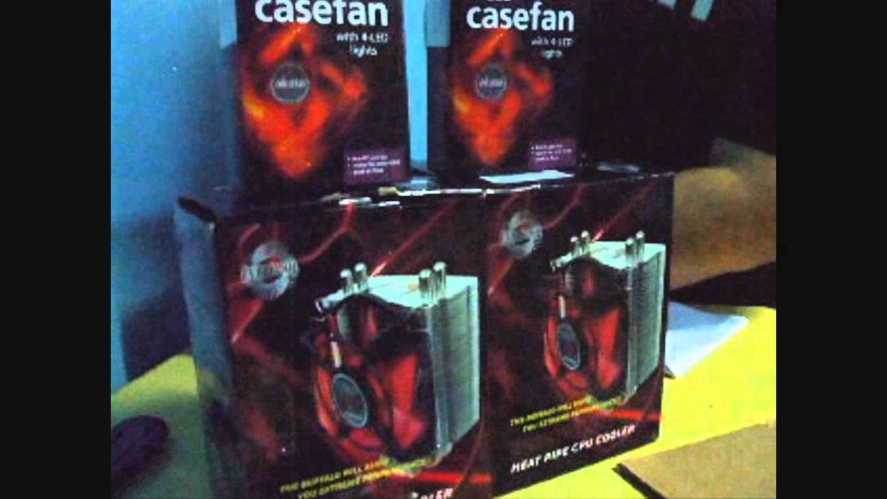 Unboxing Evercool Buffalo heat  pipe CPU cooler Intel 775